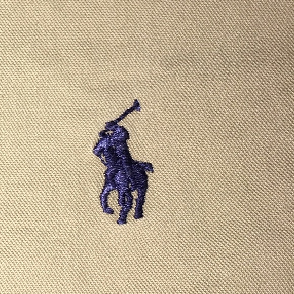 Polo by Ralph Lauren Tan Button Down Dress Shirt - Picture 3 of 4